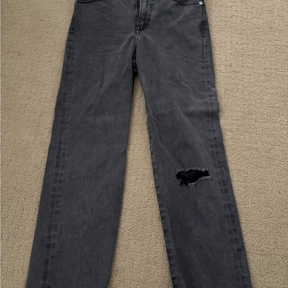 Express Women's Gray Jeans